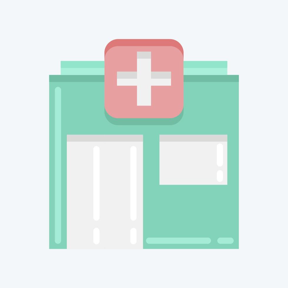 icono de farmacia. adecuado para el símbolo de la gripe. estilo plano diseño simple editable. vector de plantilla de diseño. ilustración sencilla