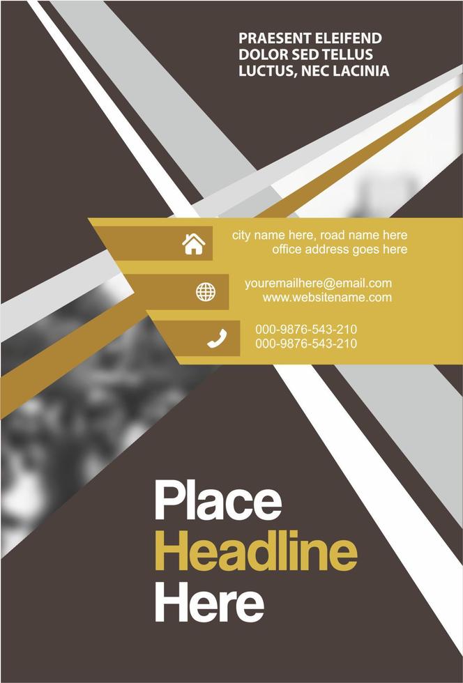 Business abstract vector template. Brochure design, cover modern layout, poster.
