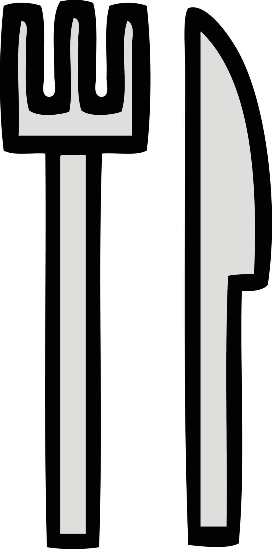 cute cartoon knife and fork 10373927 Vector Art at Vecteezy