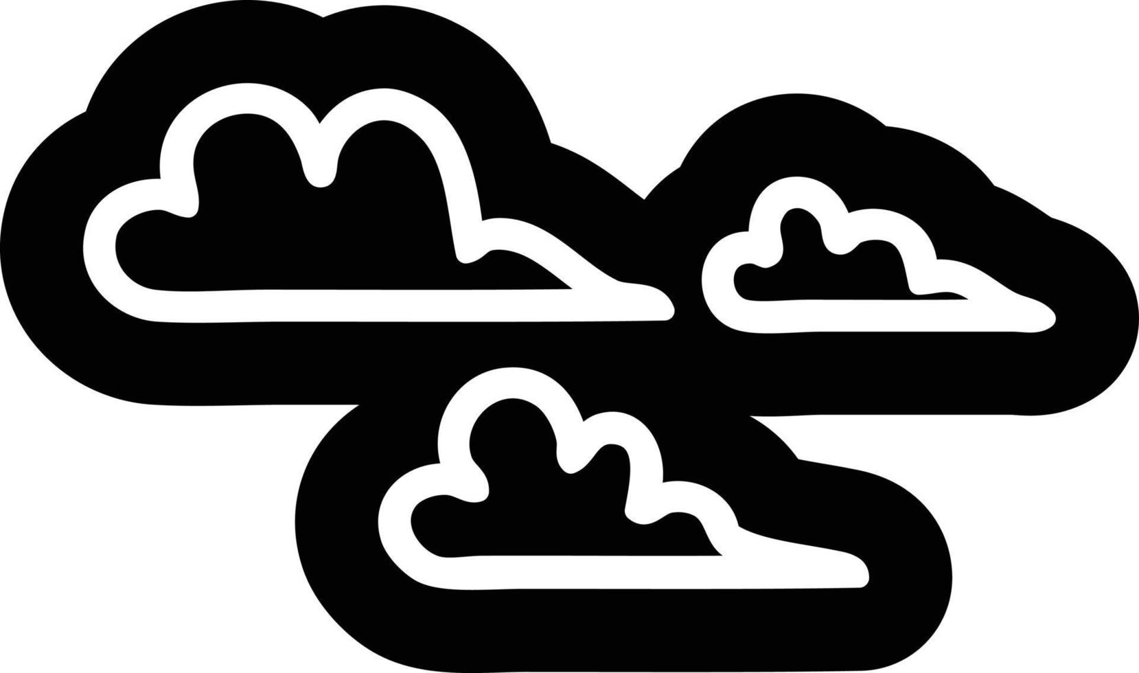 weather cloud icon vector