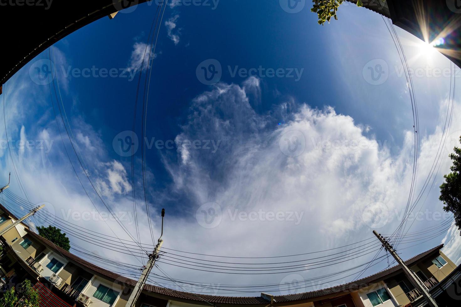 beautiful clouds over my home photo