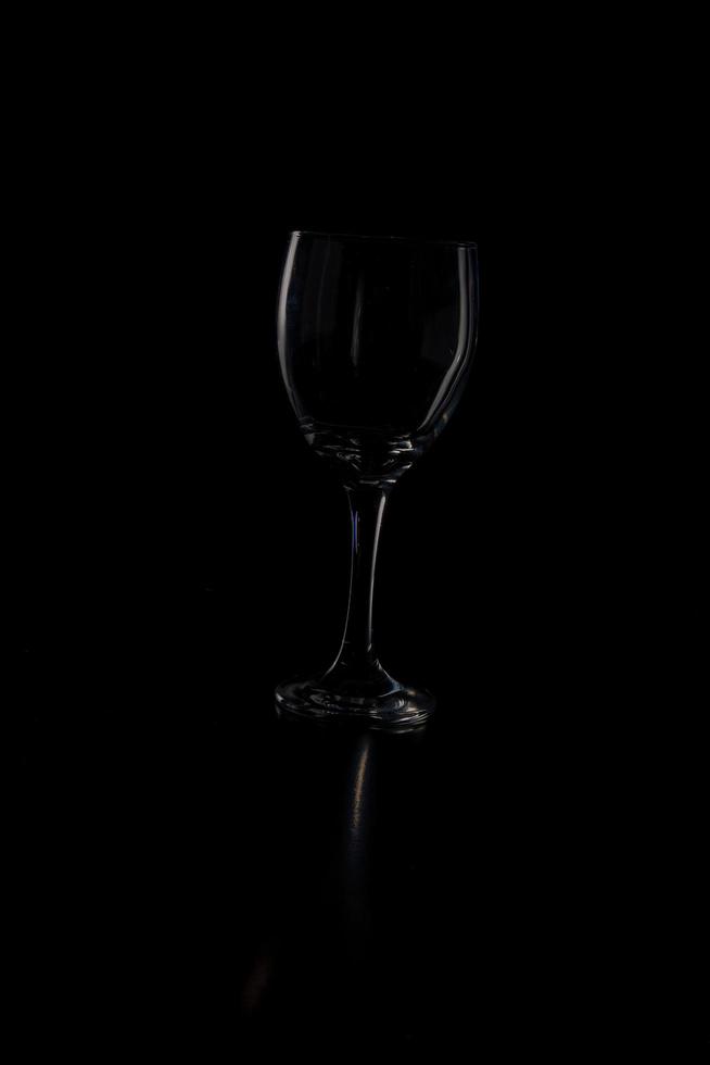 empty wine glass photo