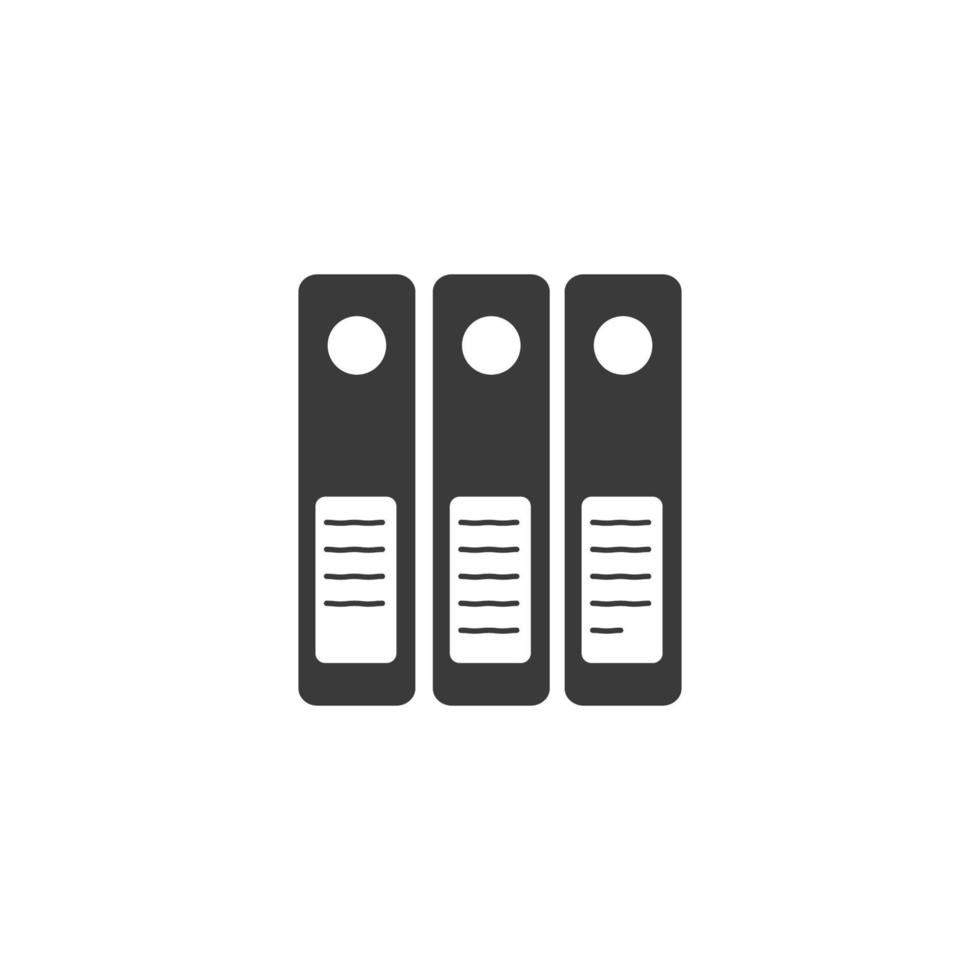vector illustration of a work desk file box.
