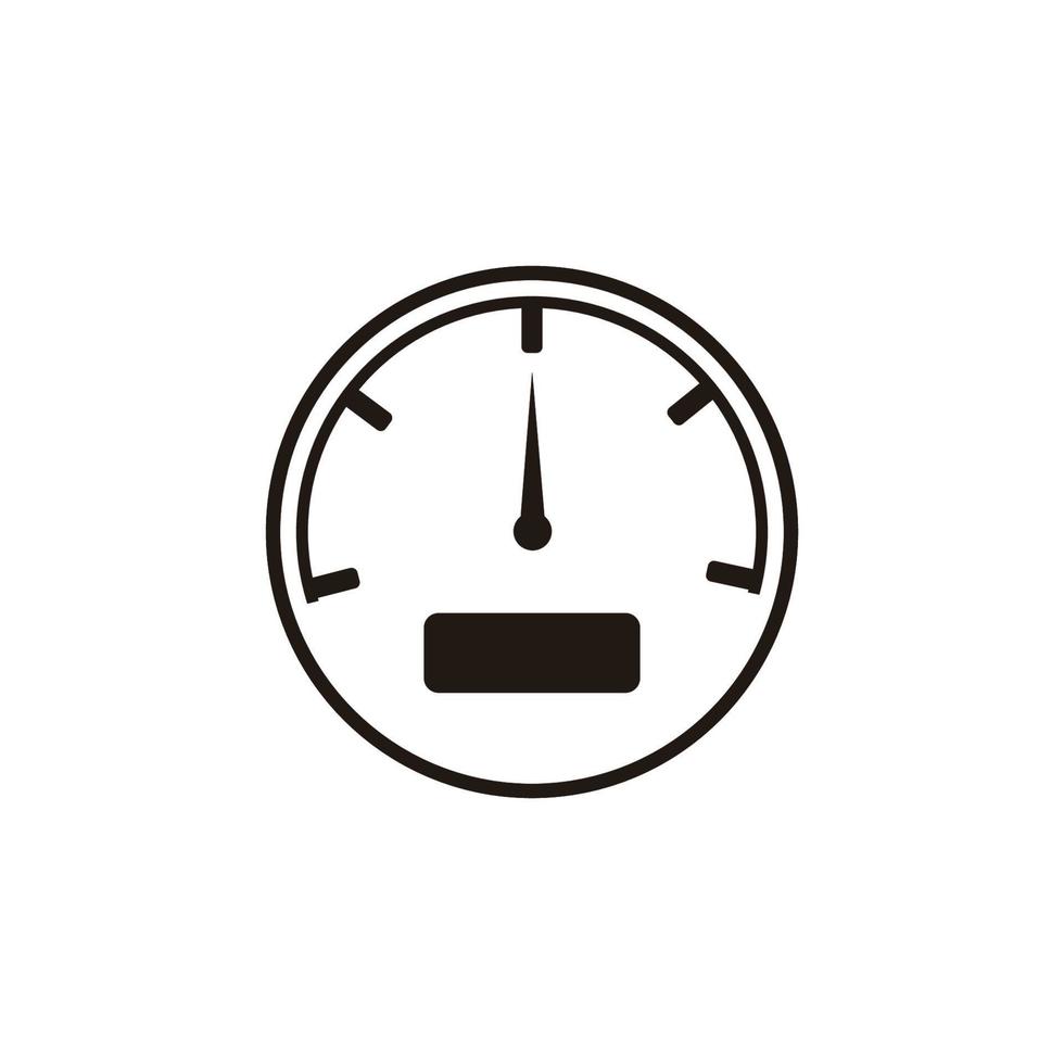 speedometer icon vector. speedometer icon vector illustration