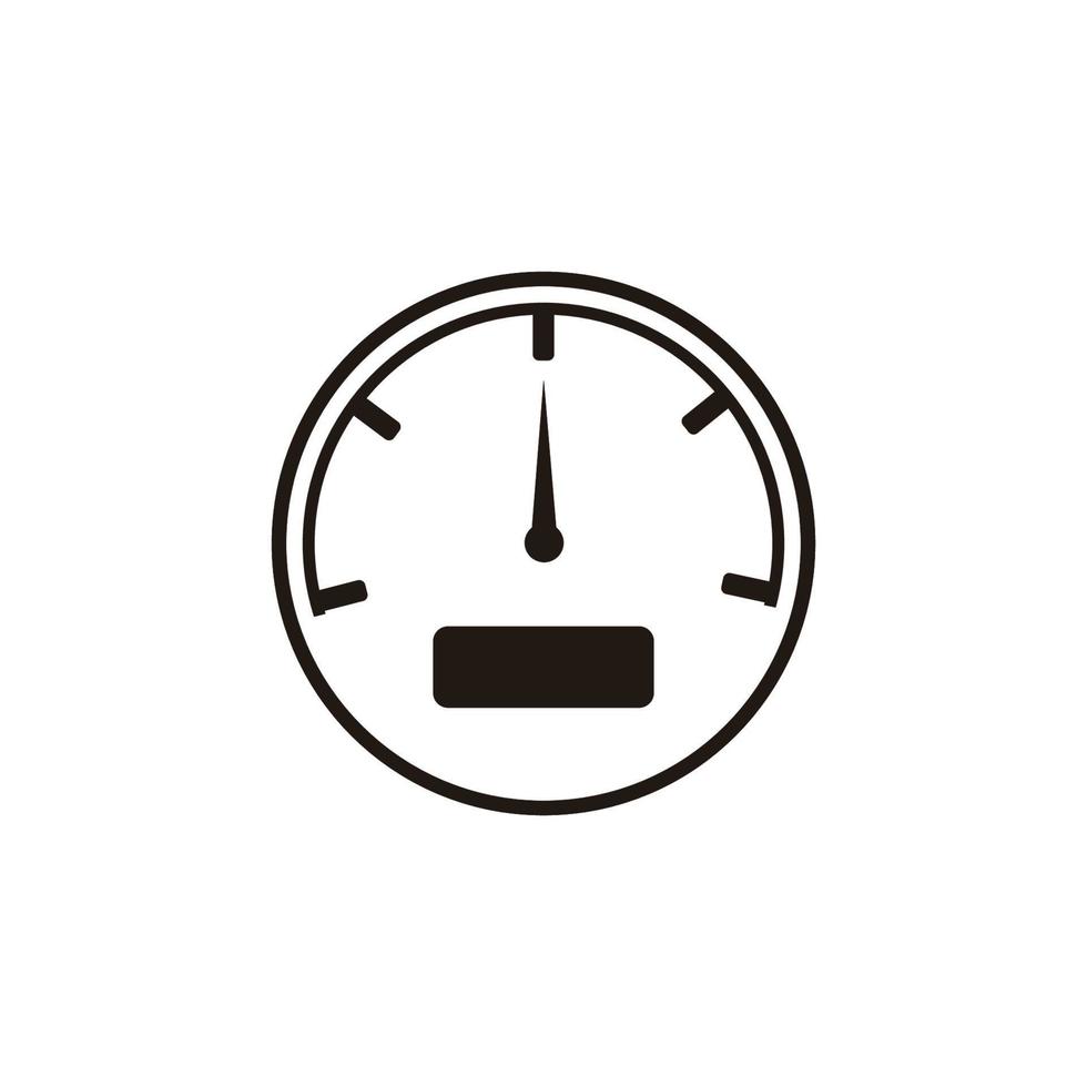 speedometer icon vector. speedometer icon vector illustration