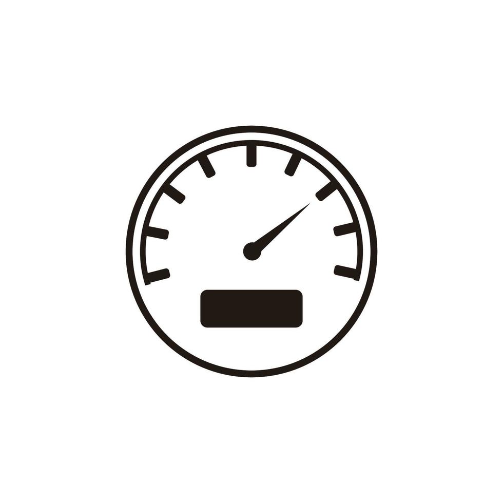 speedometer icon vector. speedometer icon vector illustration