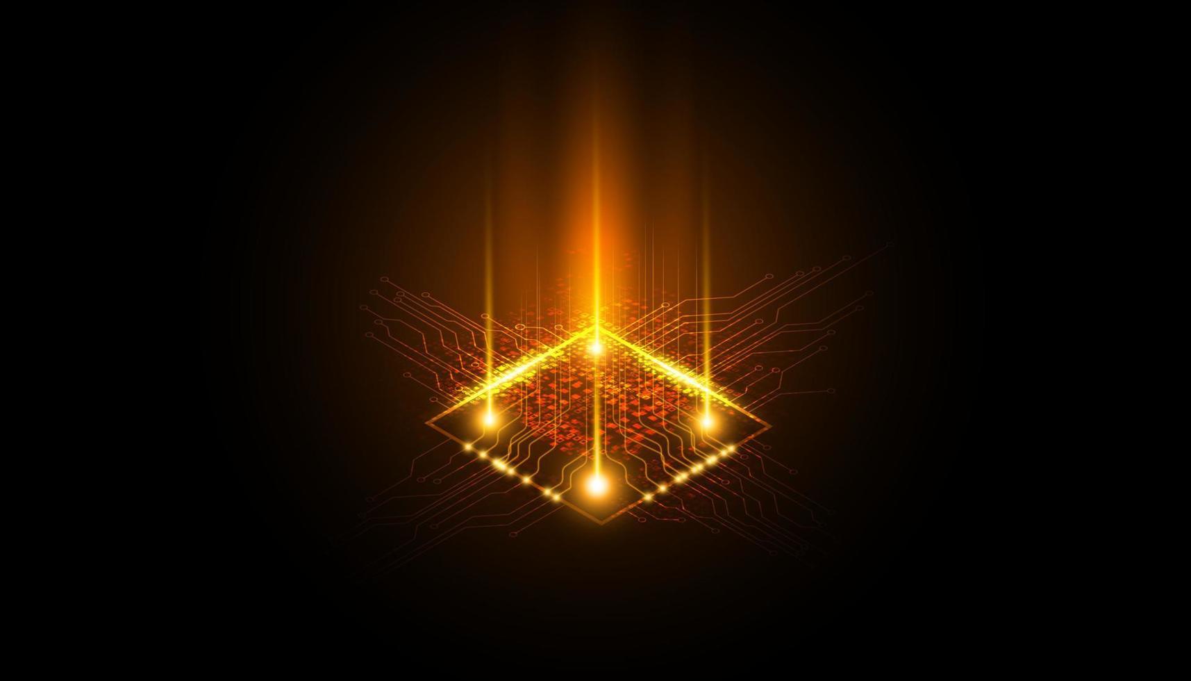Abstract Circuit Board Electronics Concept Semiconductor Circuit connection, modern system, AI system, artificial intelligence mechanism vector