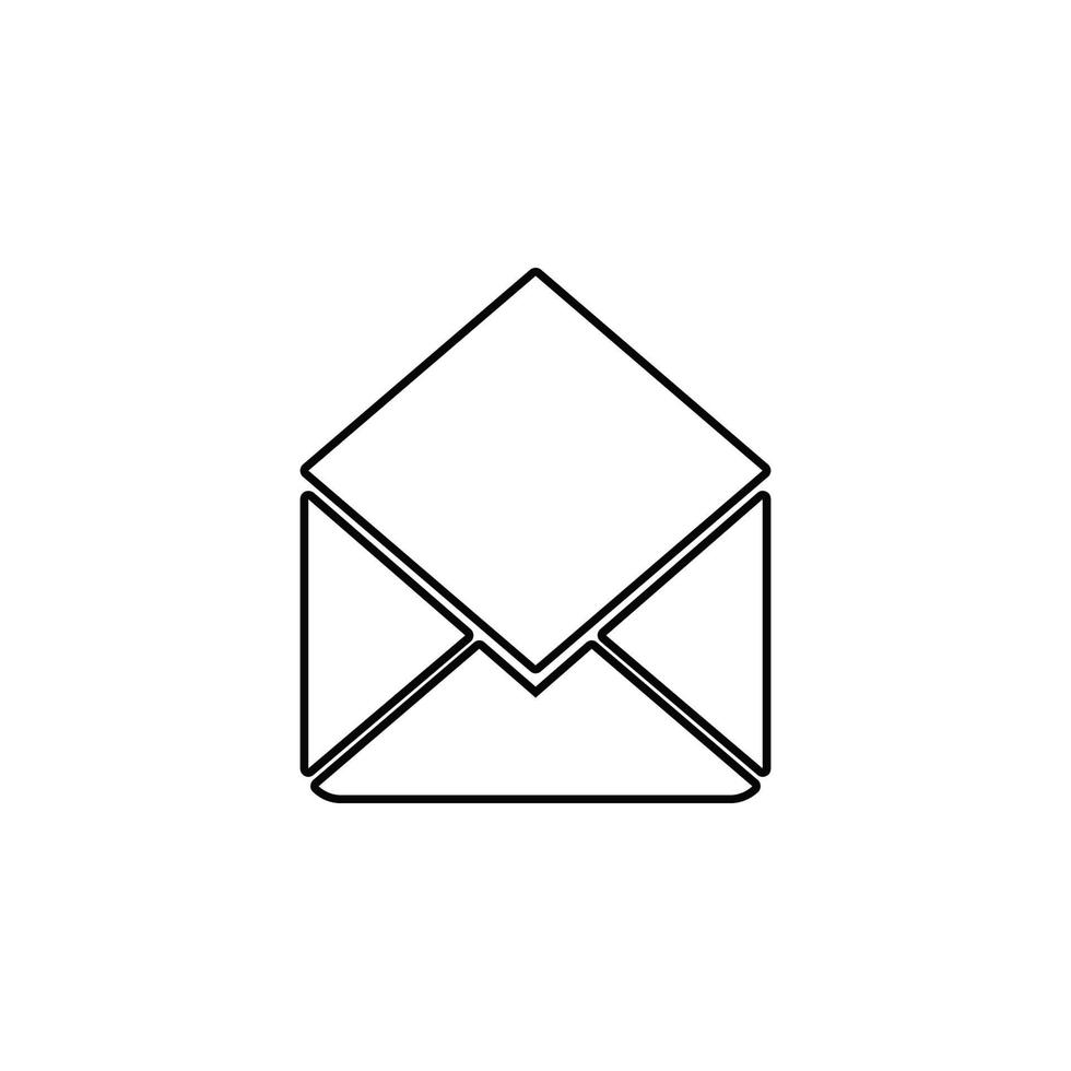 envelope icon vector. mail icon vector illustration