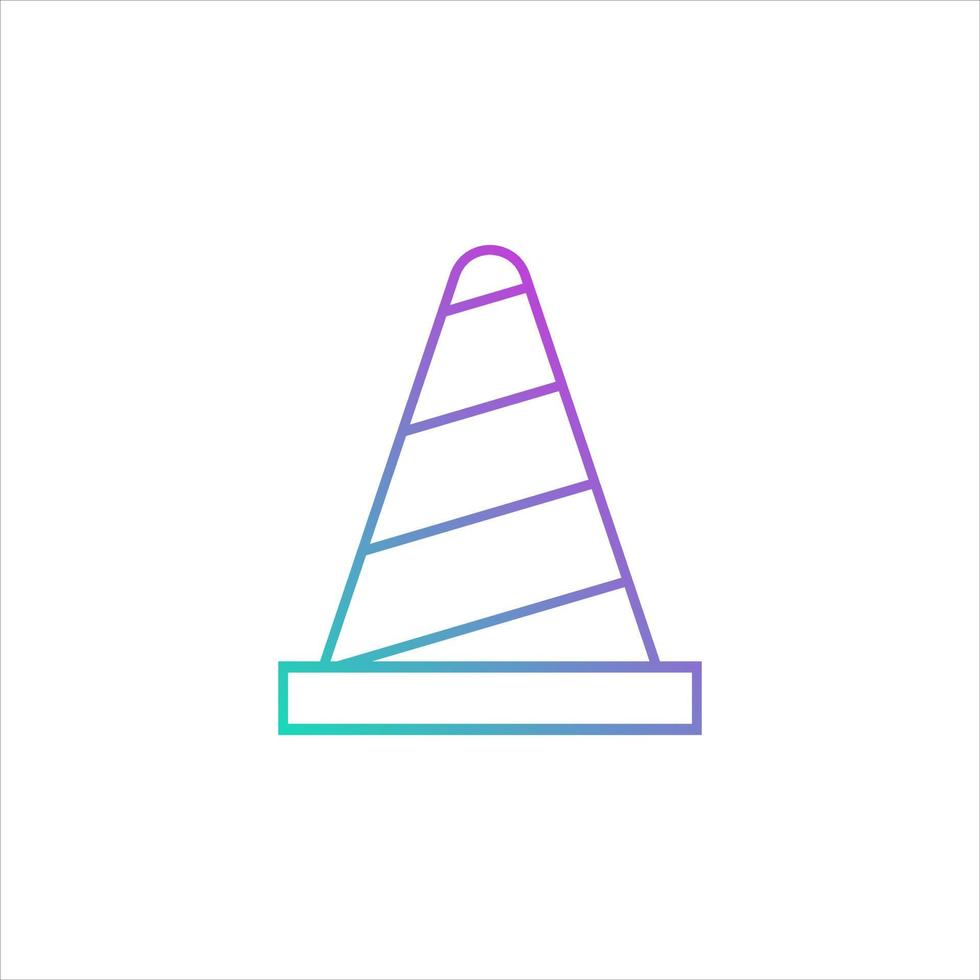 barricade cone vector for website symbol icon presentation