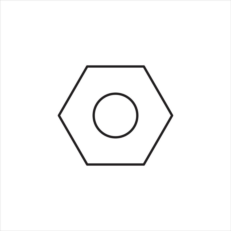 bolt and nut vector for website symbol icon presentation