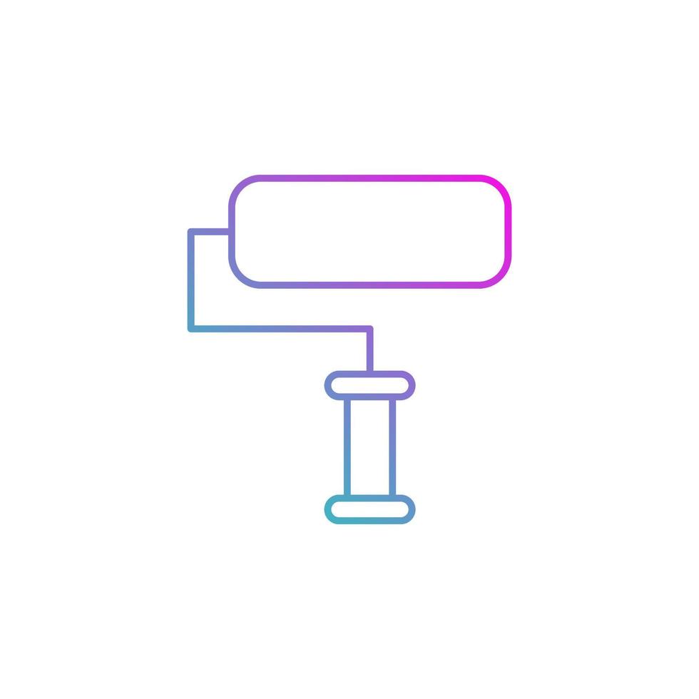 brush roller vector for website symbol icon presentation