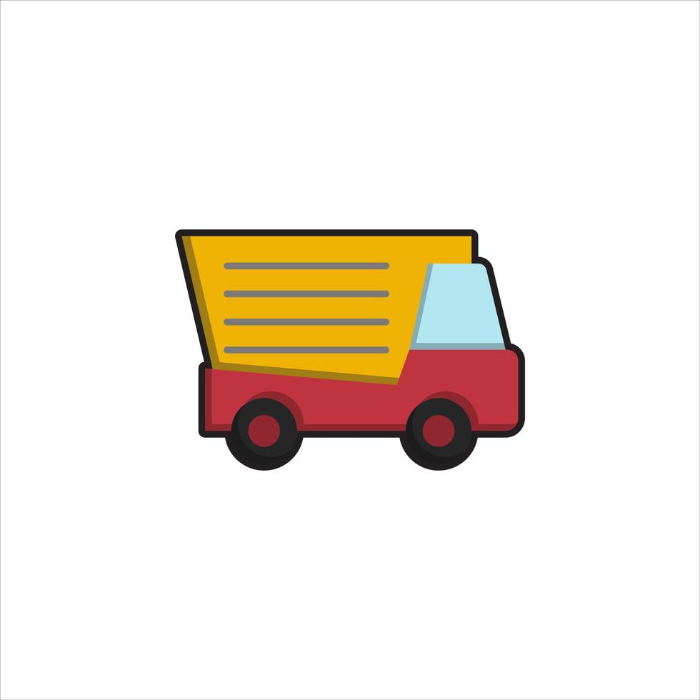 vector de camión para presentación de icono de símbolo de sitio web