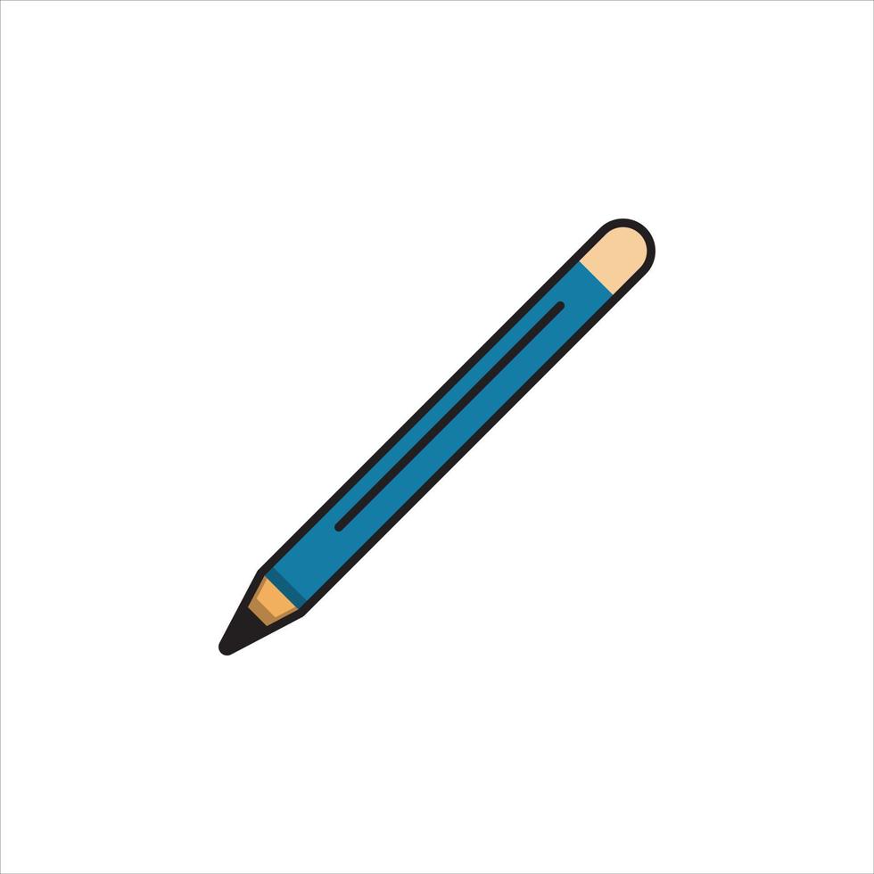 vector de lápiz para presentación de icono de símbolo de sitio web