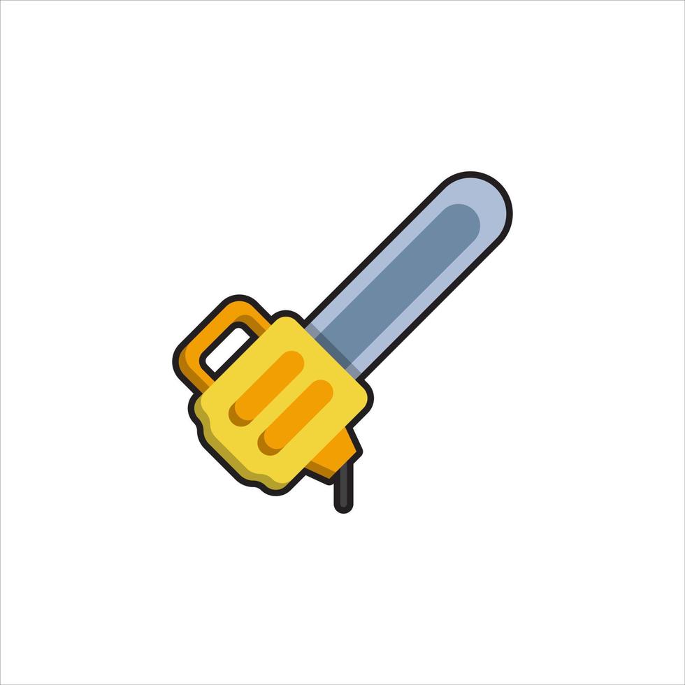 chainsaw vector for website symbol icon presentation