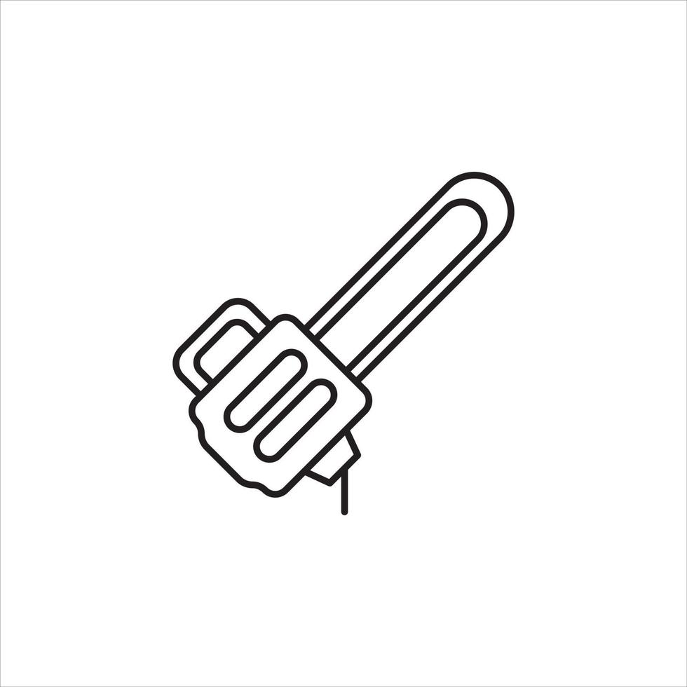 chainsaw vector for website symbol icon presentation