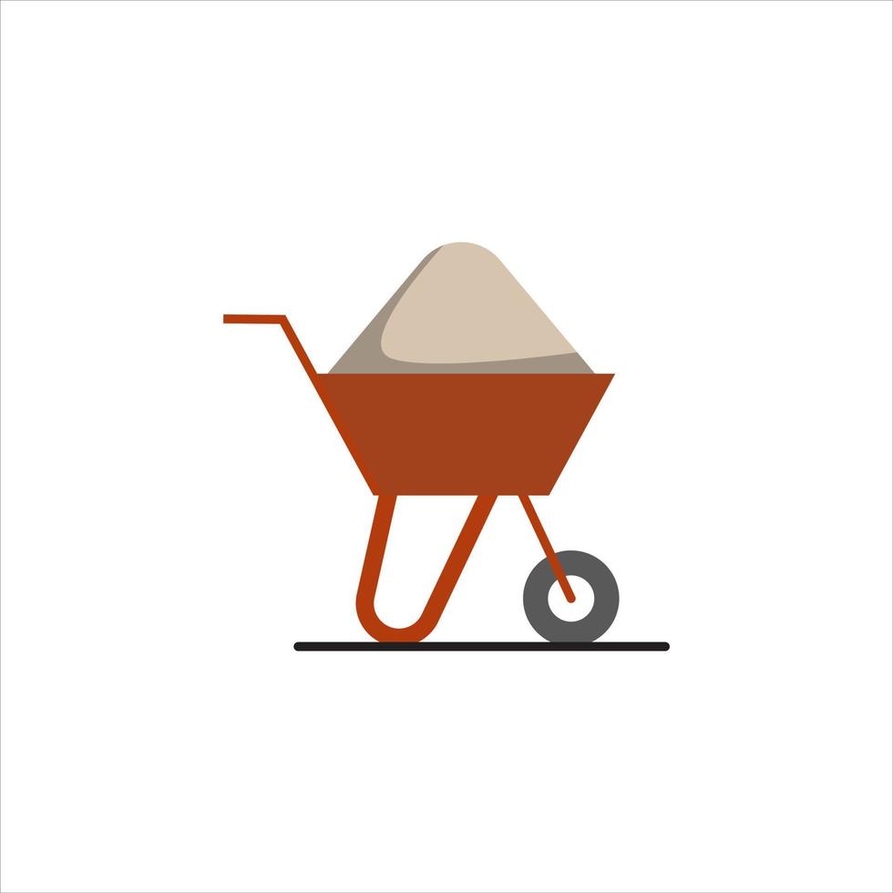 sand cart vector for website symbol icon presentation