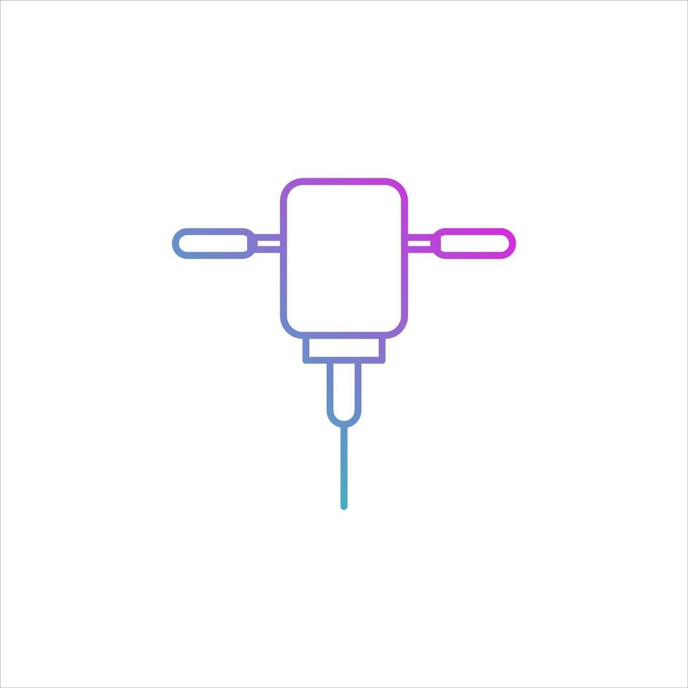 ground drilling tool vector for website symbol icon presentation
