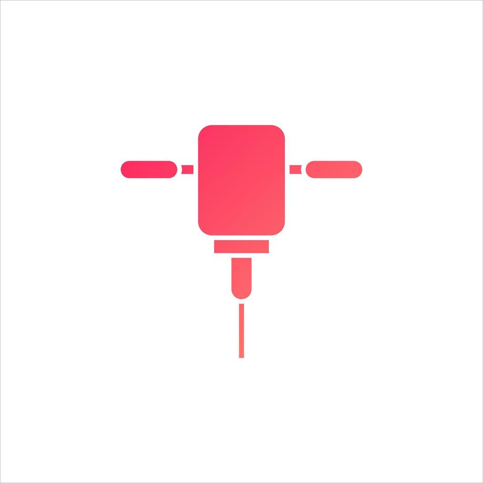 ground drilling tool vector for website symbol icon presentation