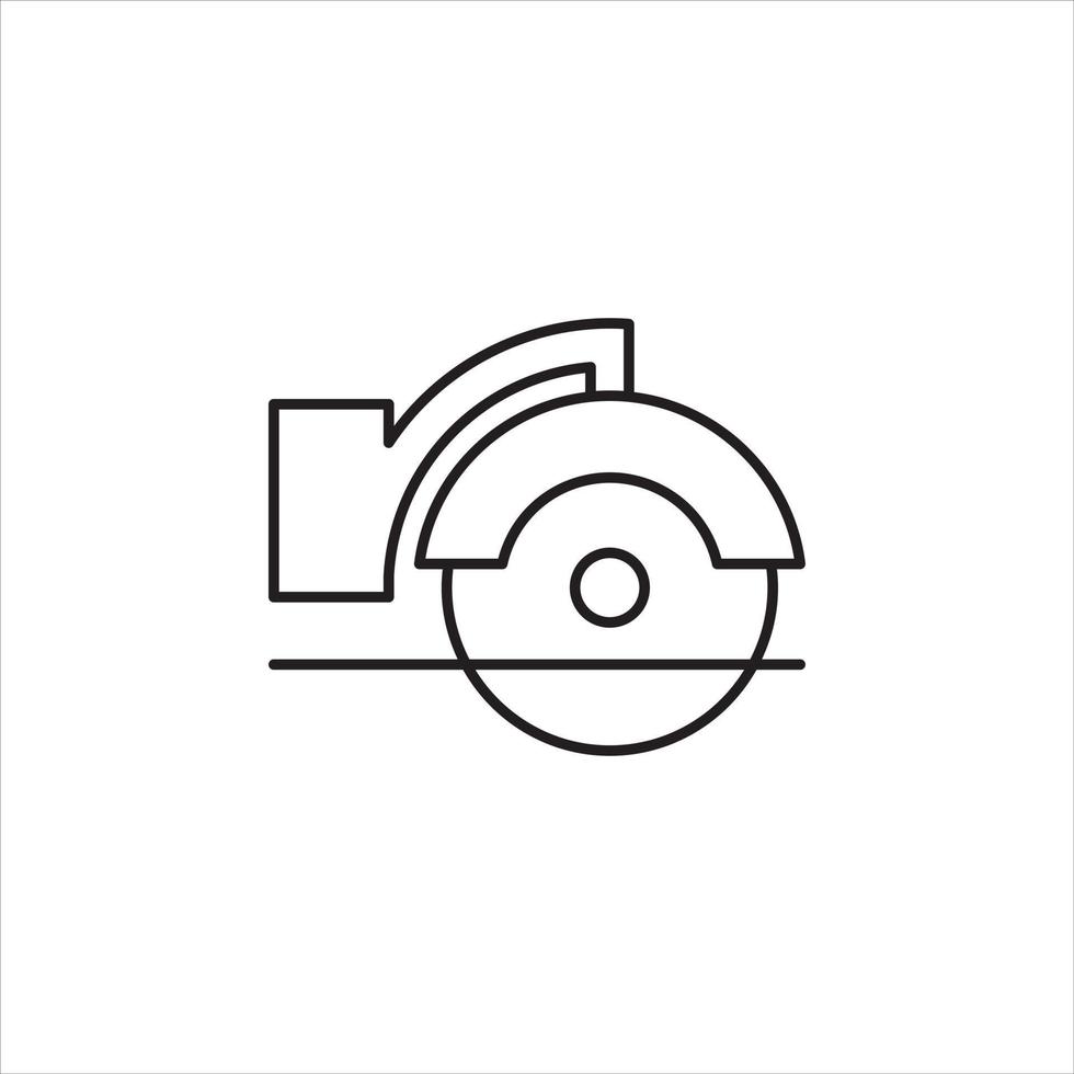 vector de máquina perforadora para presentación de icono de símbolo de sitio web