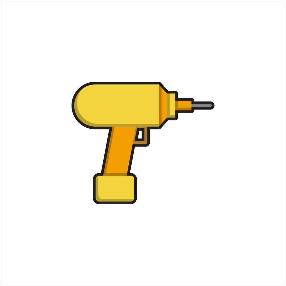 hand drill vector for website symbol icon presentation