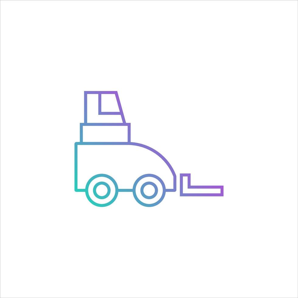 forklift vector for website symbol icon presentation