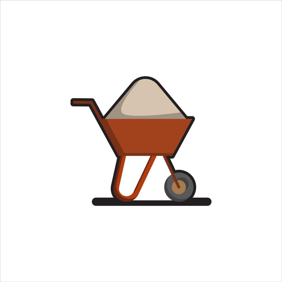 sand cart vector for website symbol icon presentation