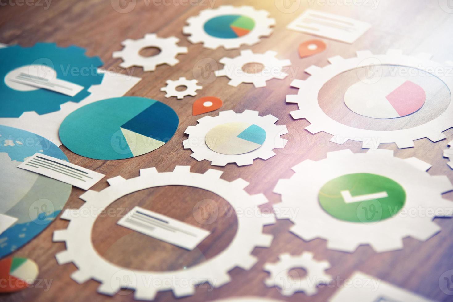 Web optimization concept design. Concept for website and mobile website development and optimization, app development, responsive design optimization, social media and network. photo