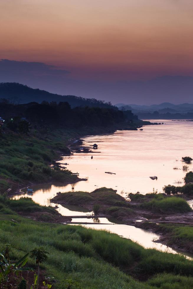 mekong river, thailand and laos photo