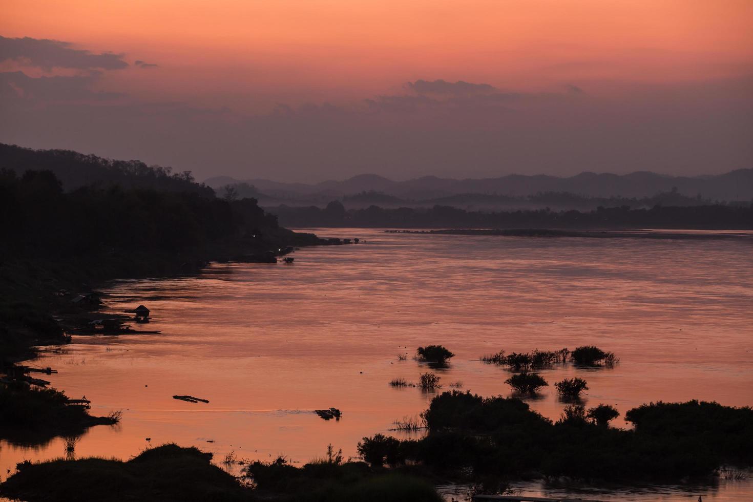 mekong river, thailand and laos photo