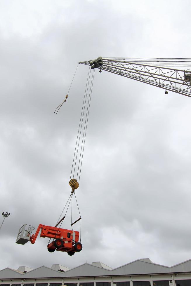 crane at work photo