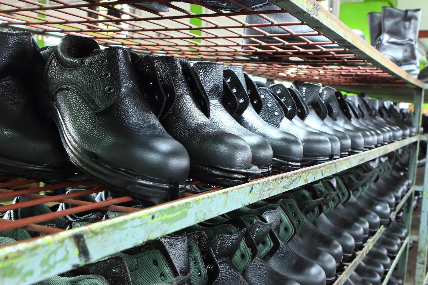 Factory of safety shoes photo