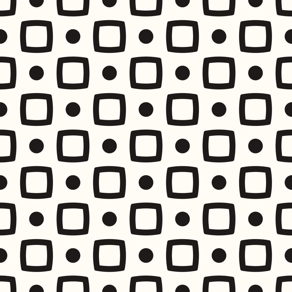 Vector Geometric Abstract Seamless Monochrome Pattern Texture Repeating Background