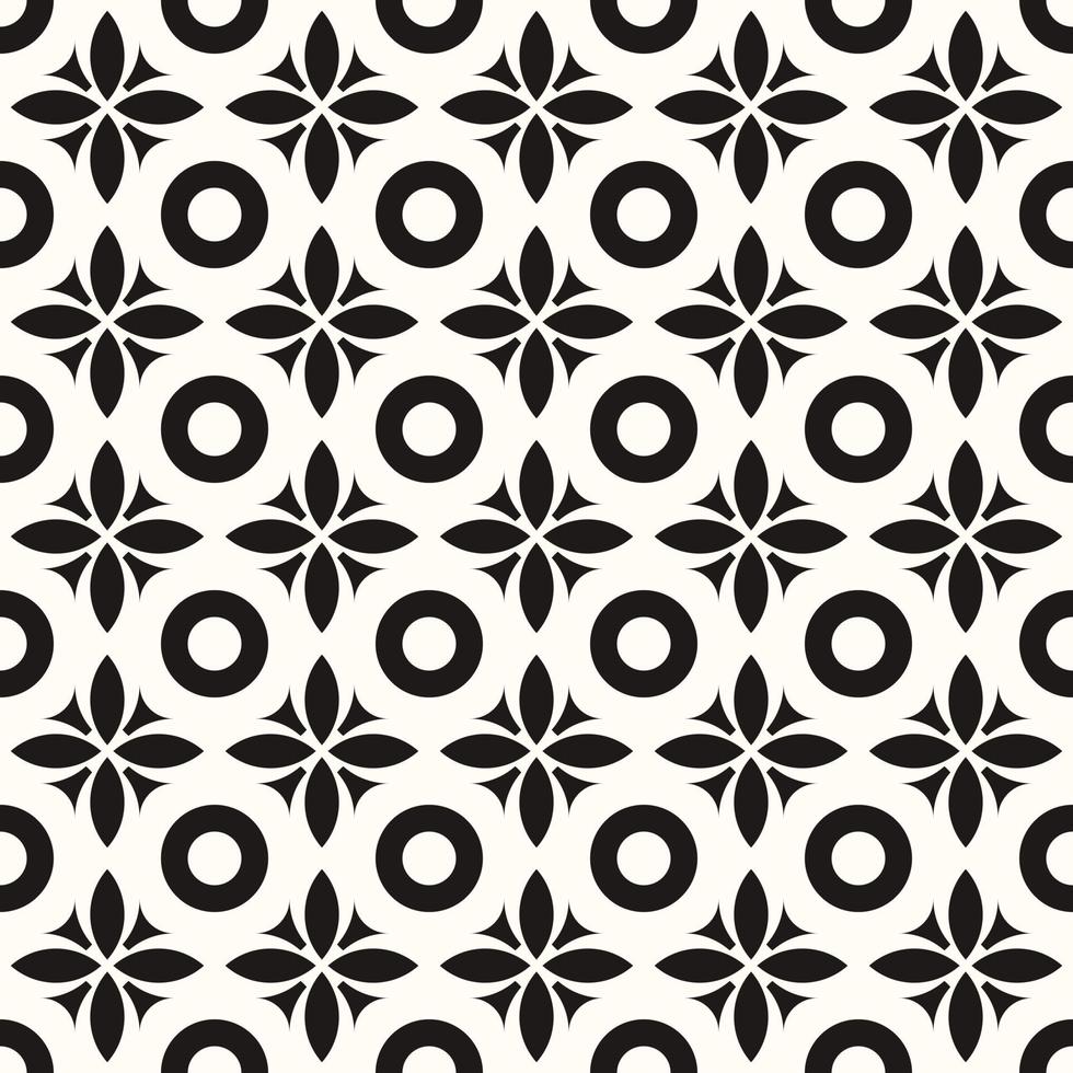 Vector Geometric Abstract Seamless Monochrome Pattern Texture Repeating Background