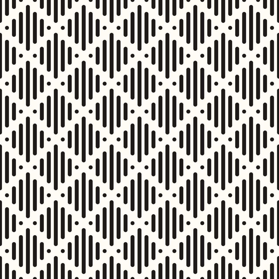 Vector Geometric Abstract Seamless Monochrome Pattern Texture Repeating Background