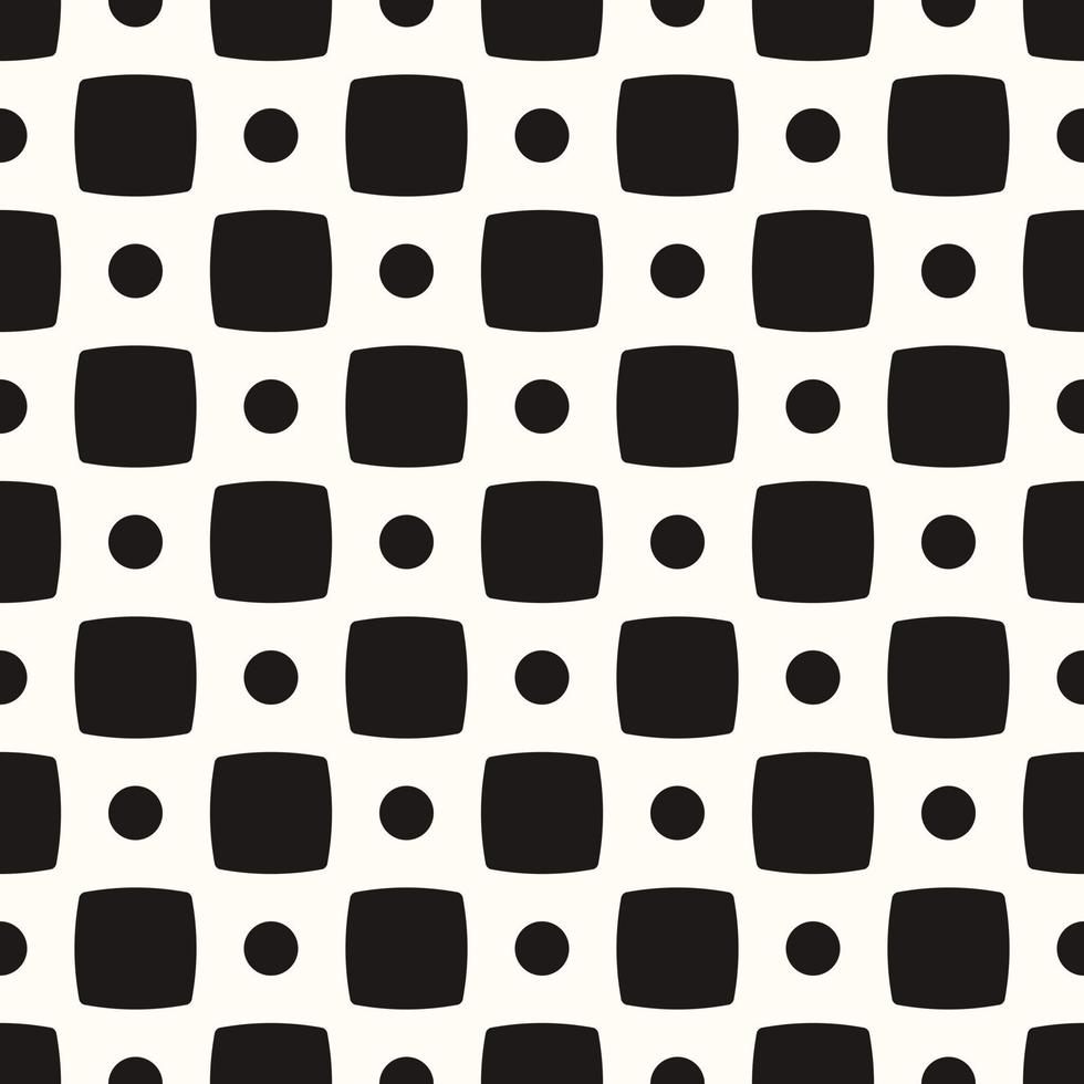 Vector Geometric Abstract Seamless Monochrome Pattern Texture Repeating Background