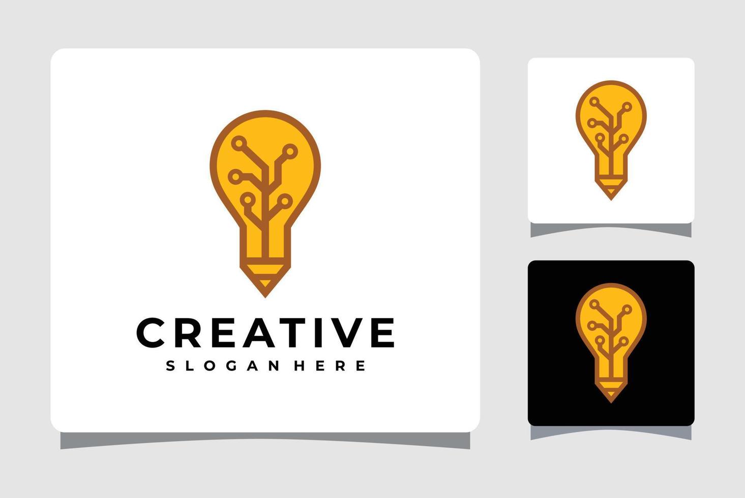 Light Bulb Idea Logo Template Design Inspiration vector