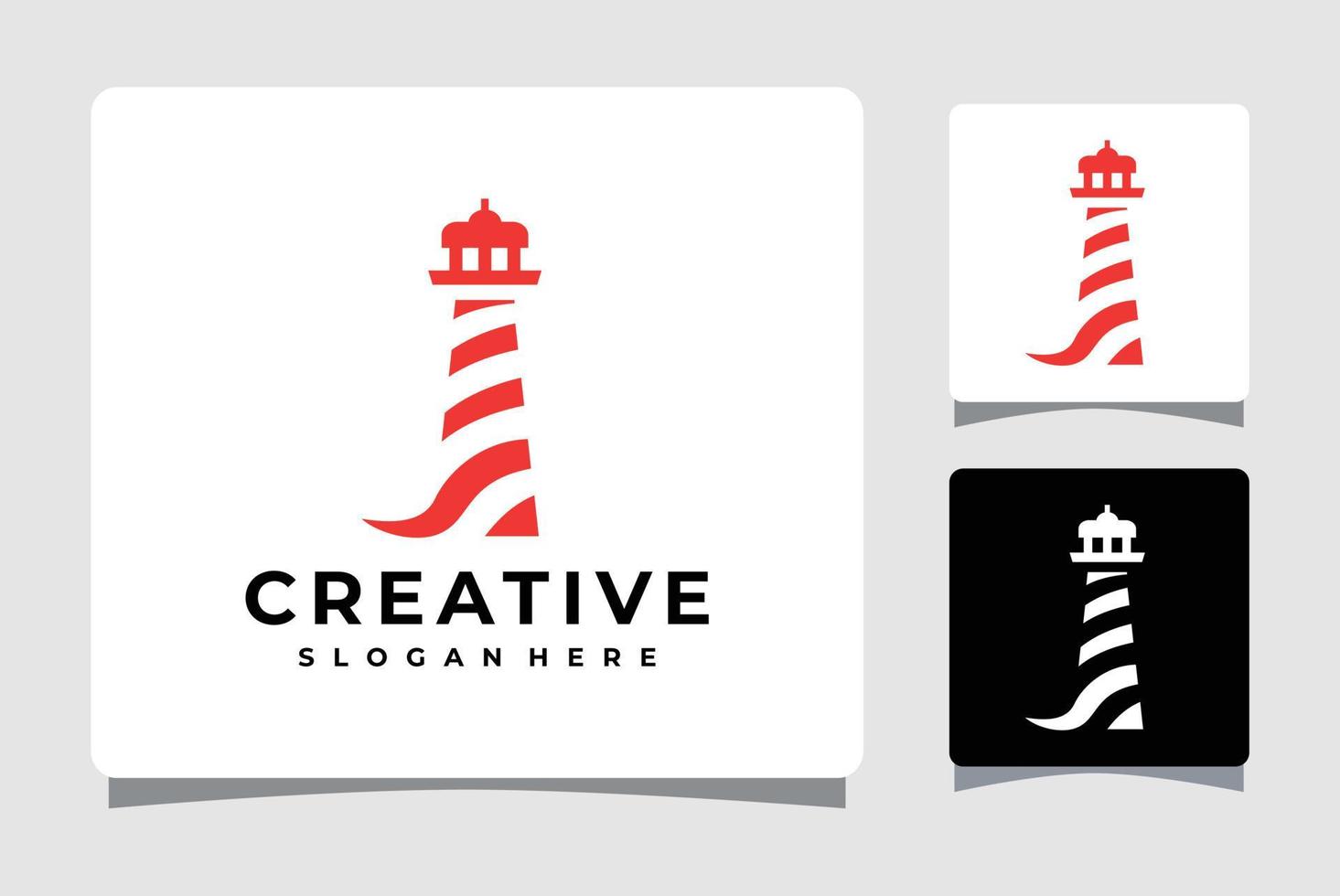 Lighthouse Logo Template Design Inspiration vector