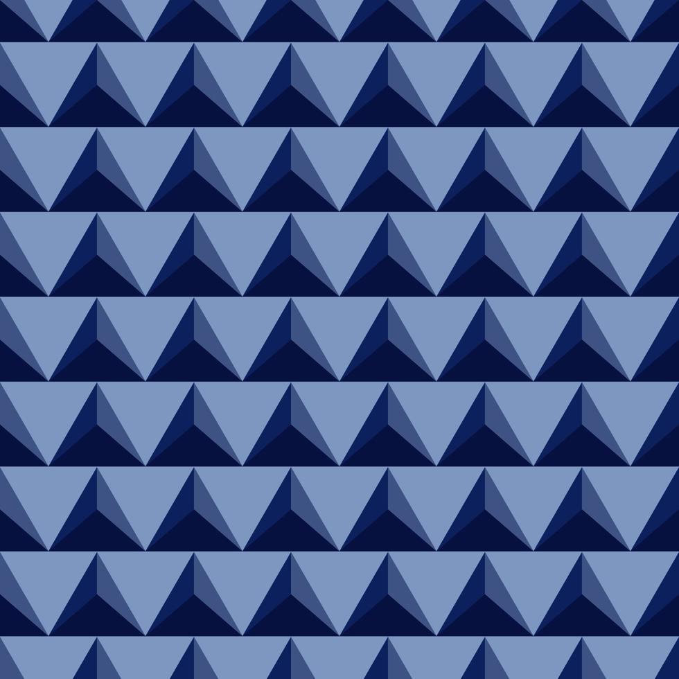 Geometric seamless pattern with triangle shape vector