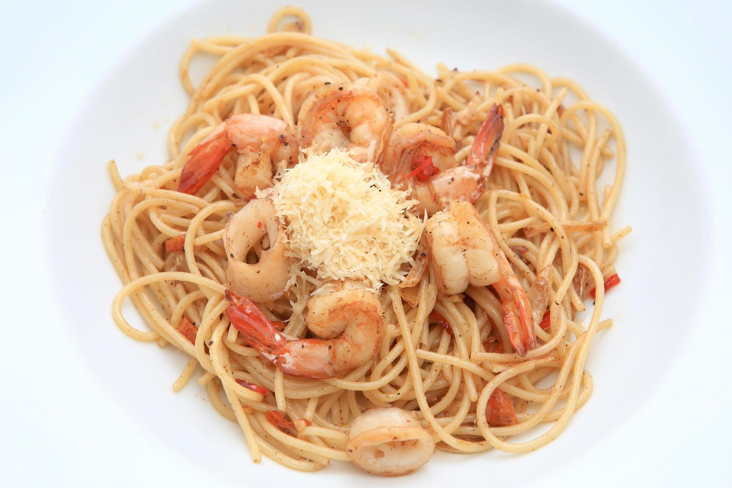 Spaghetti with Seafood photo