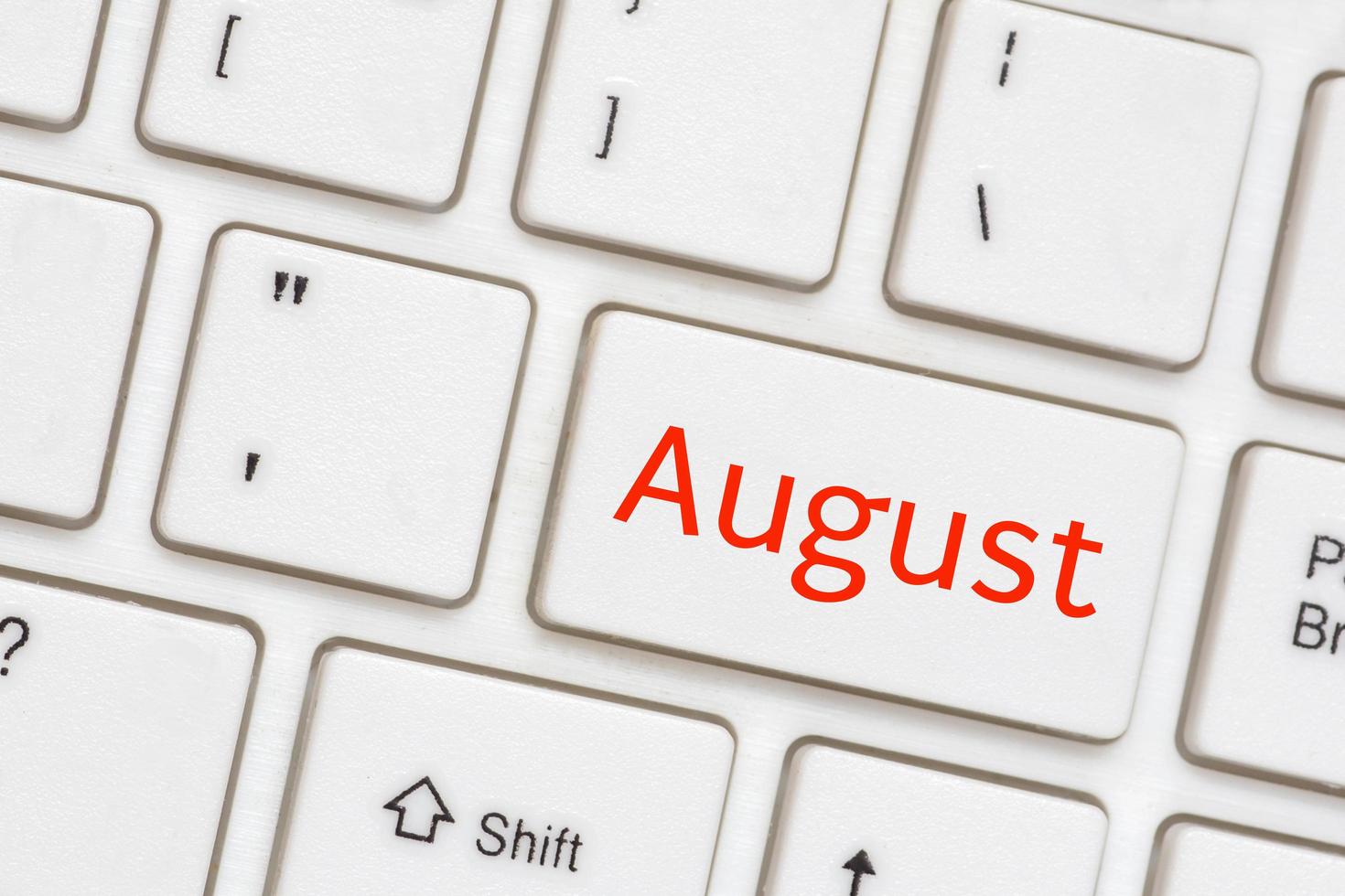 Computer key - August photo