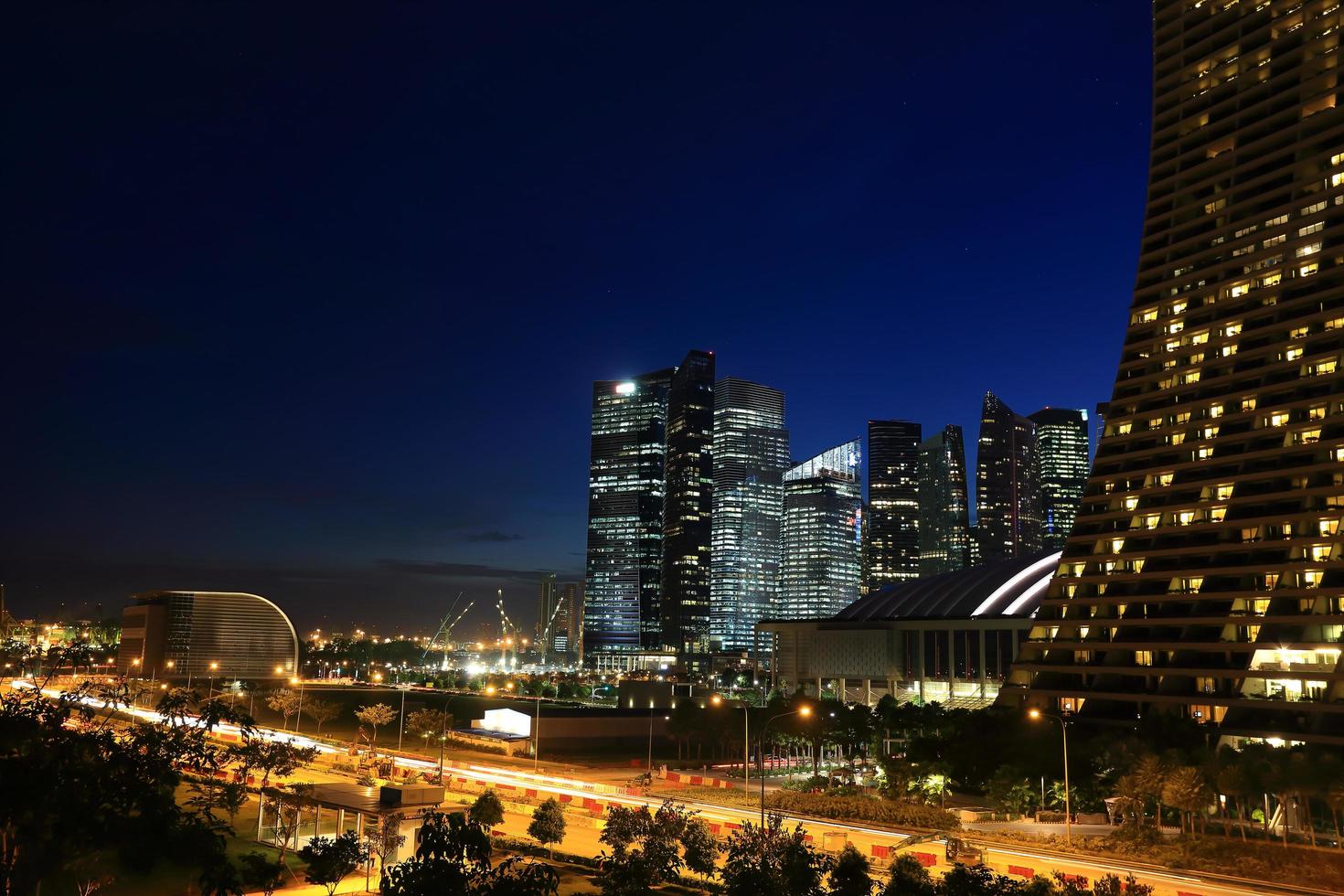 Singapore city skyline photo