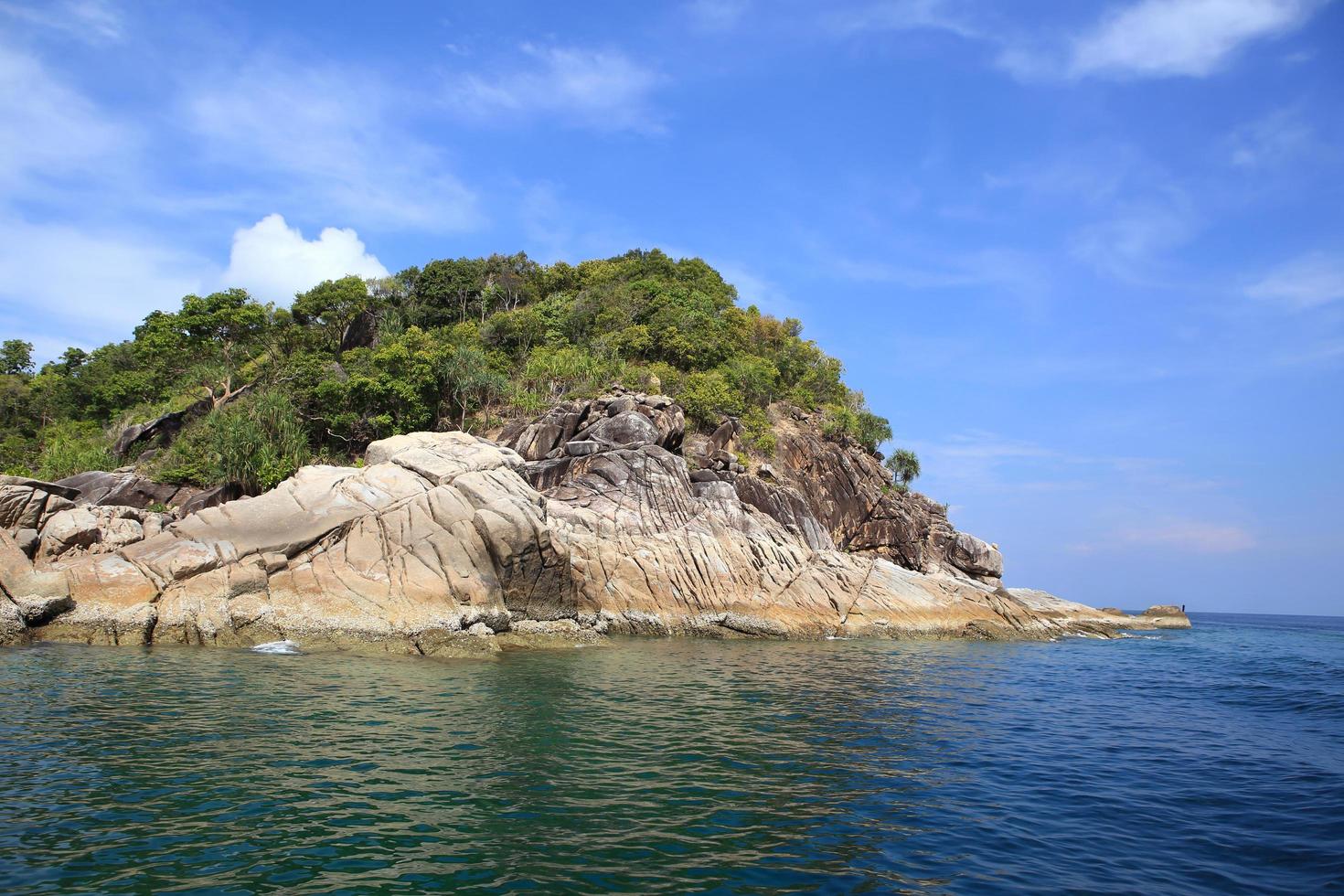 Small Island with Beautiful Sea photo