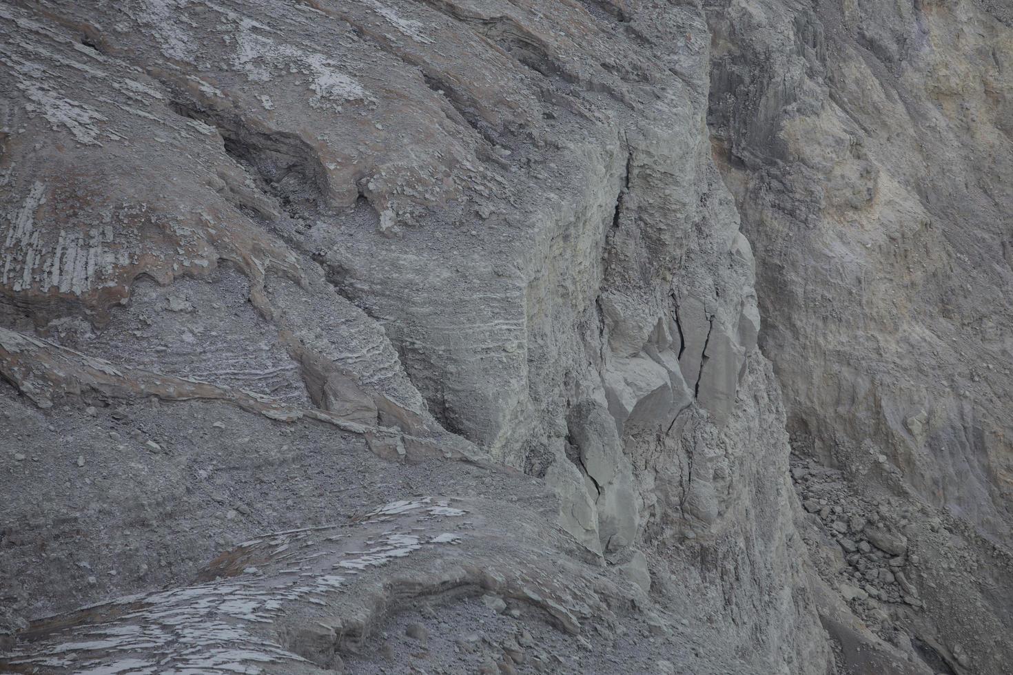 Detail from Kawah Ijen volcano and crater ,Indonesia photo