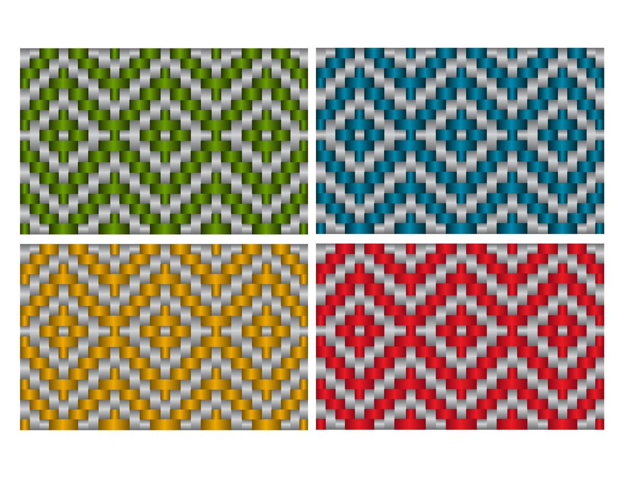 beautiful decorative ethnic woven background texture 18 vector