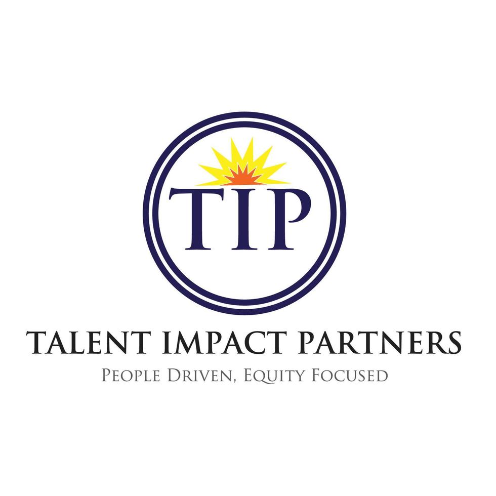 Double ring logo with sunrise for talent company vector