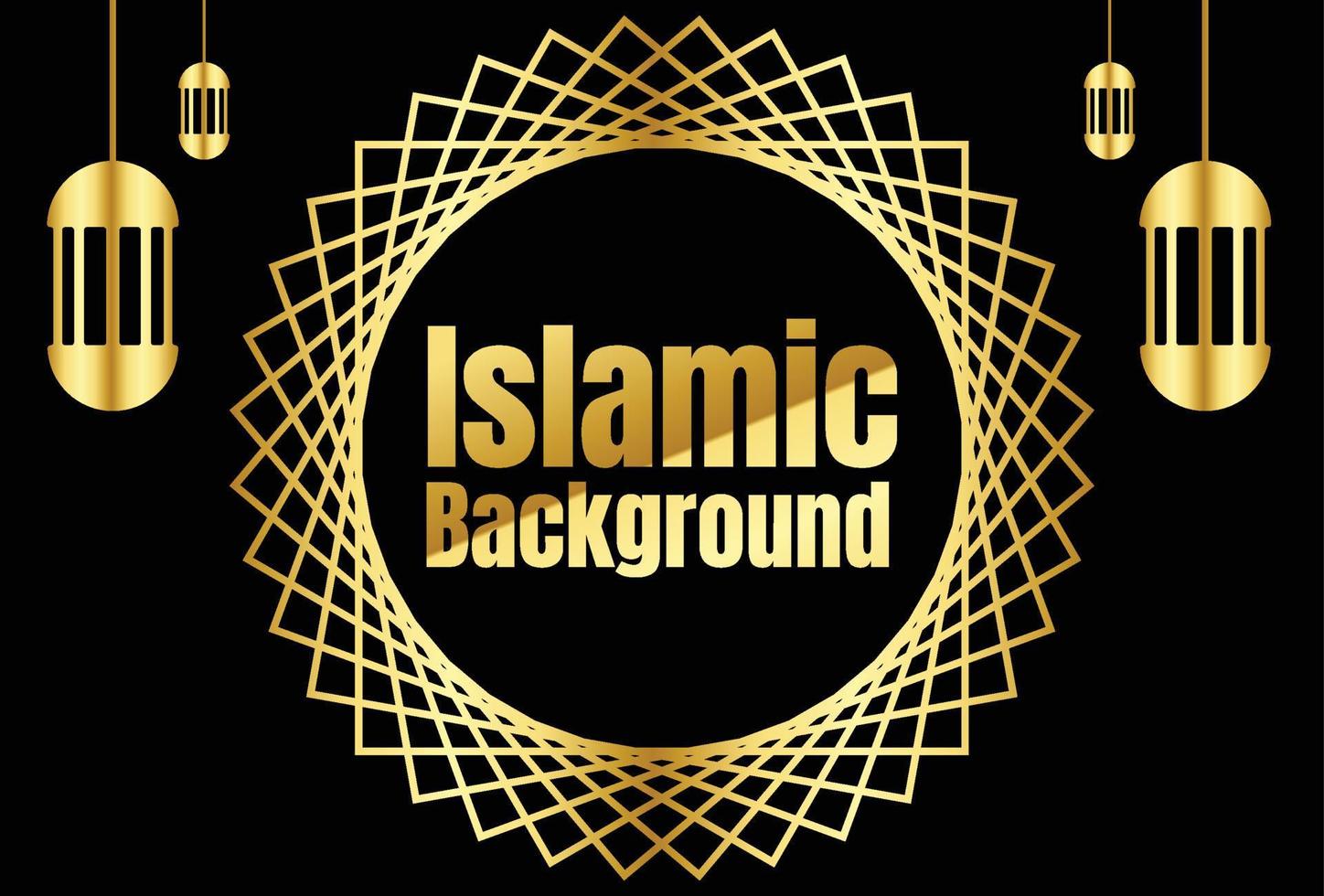luxury decorative islamic background pattern for ramadan kareem and eid mubarak vector