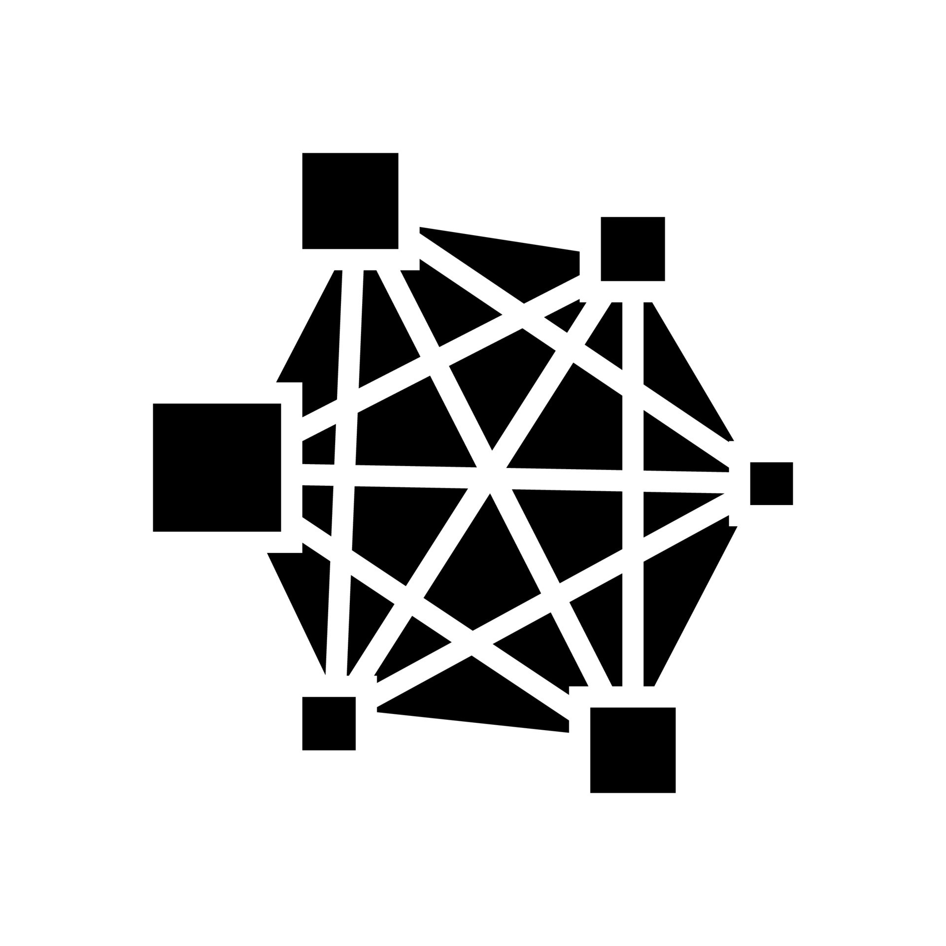 neural network glyph icon vector illustration 10384520 Vector Art at