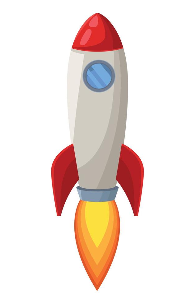 rocket launcher startup vector