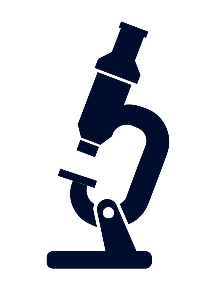 Laboratory microscope icon vector