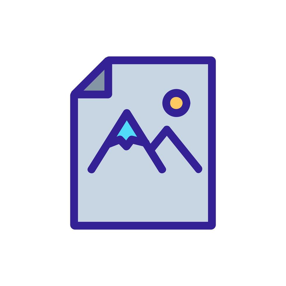 file featuring the vector icon. Isolated contour symbol illustration